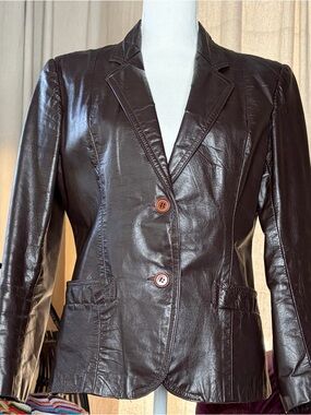 80s Foxmoor Leather Jacket